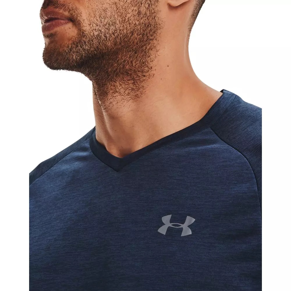 Men's Tech 2.0 V-Neck Turquoise Tee - 3
