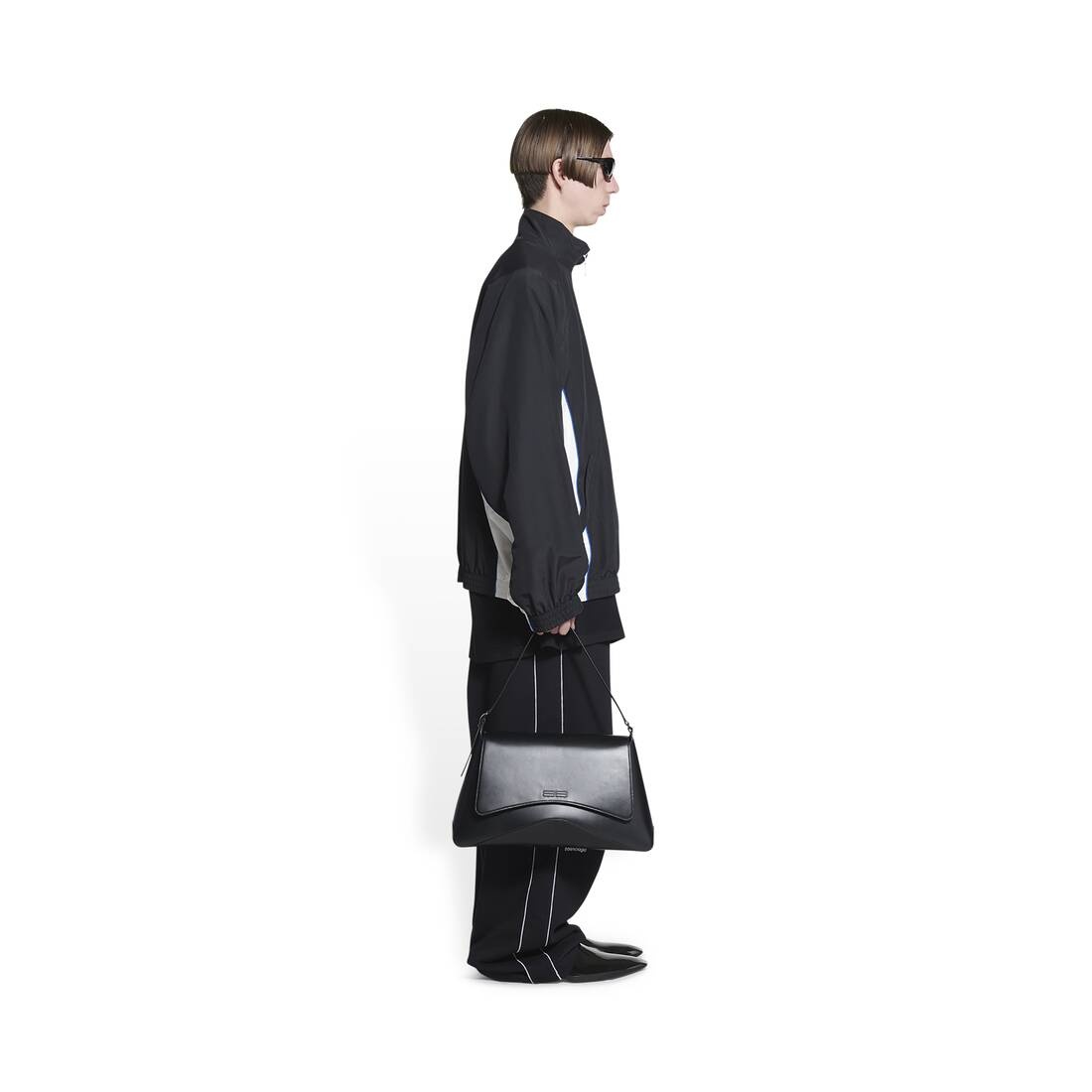 Women's Sporty B Tracksuit Jacket in Black - 3