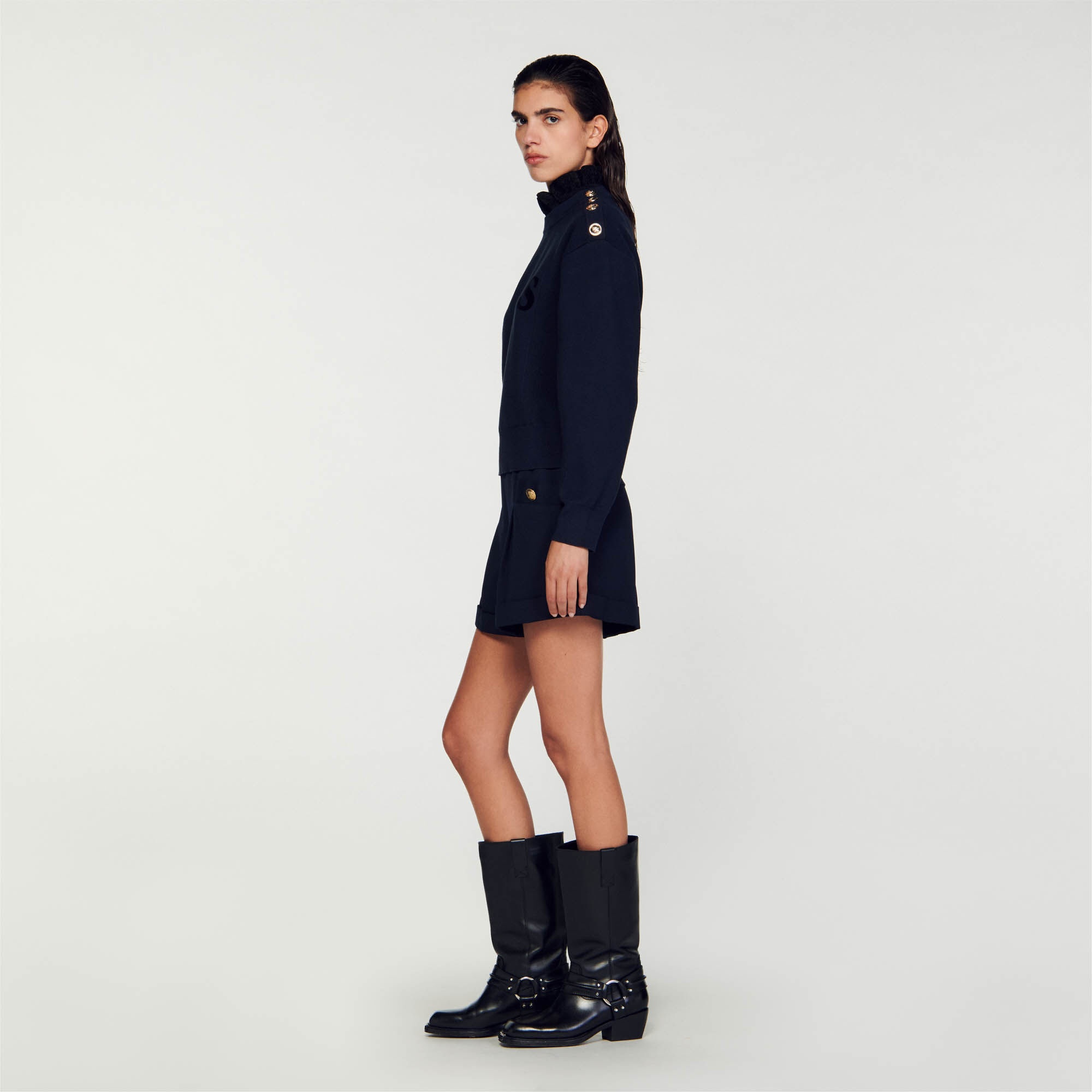 CROPPED TURTLENECK SWEATER - 7
