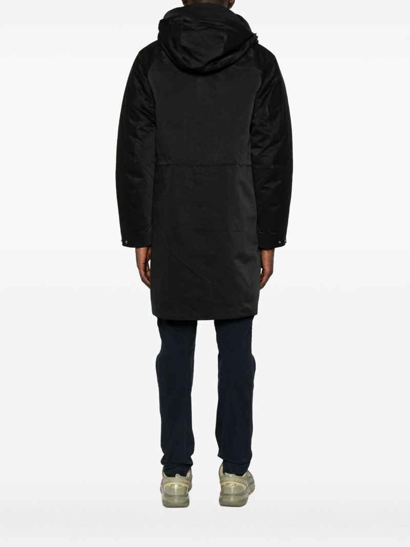 hooded panelled coat 4