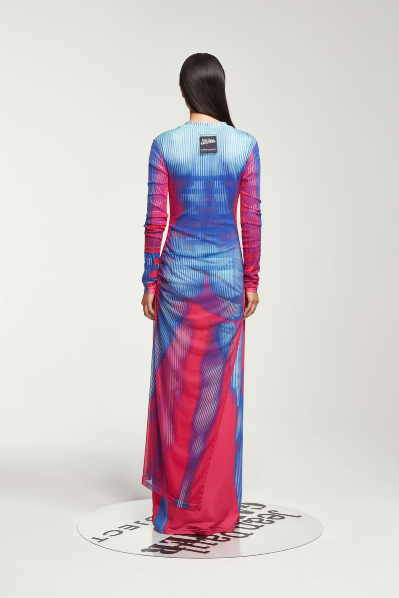 Body Morph Mesh Cover Dress 5