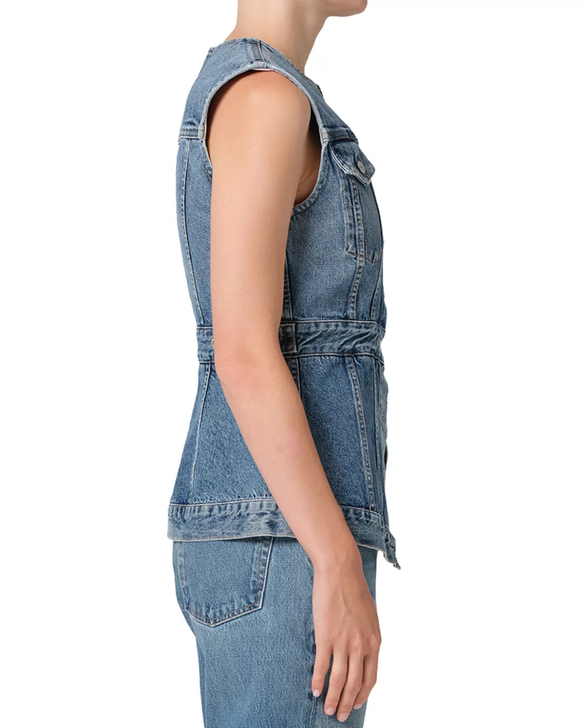 Idalene Denim Vest - 9