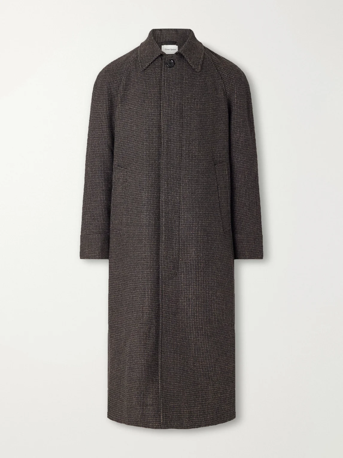 Lothian Houndstooth Tweed Coat - 1