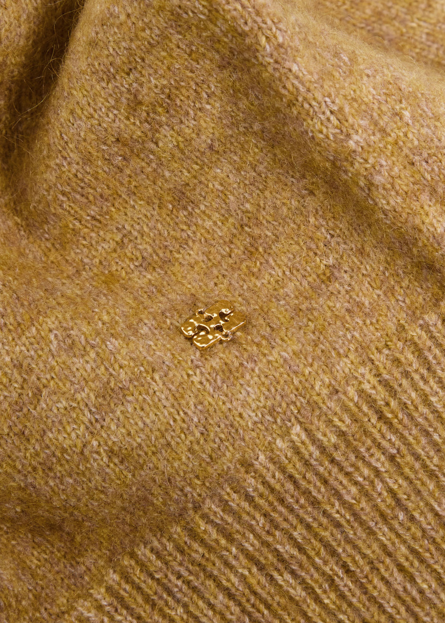 Ganni Melange Brushed Wool-blend Jumper - 5