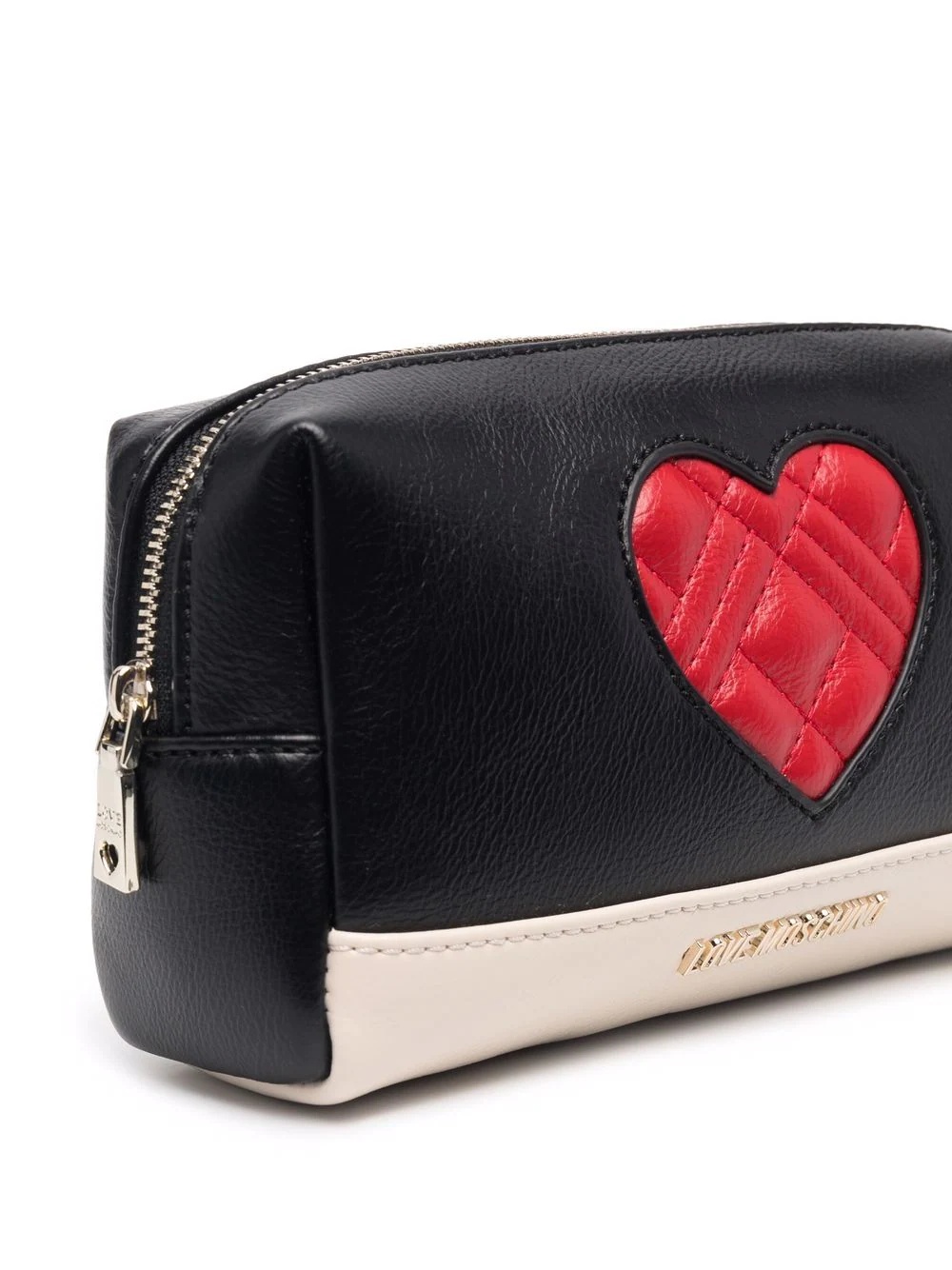 heart logo-plaque make-up bag - 3