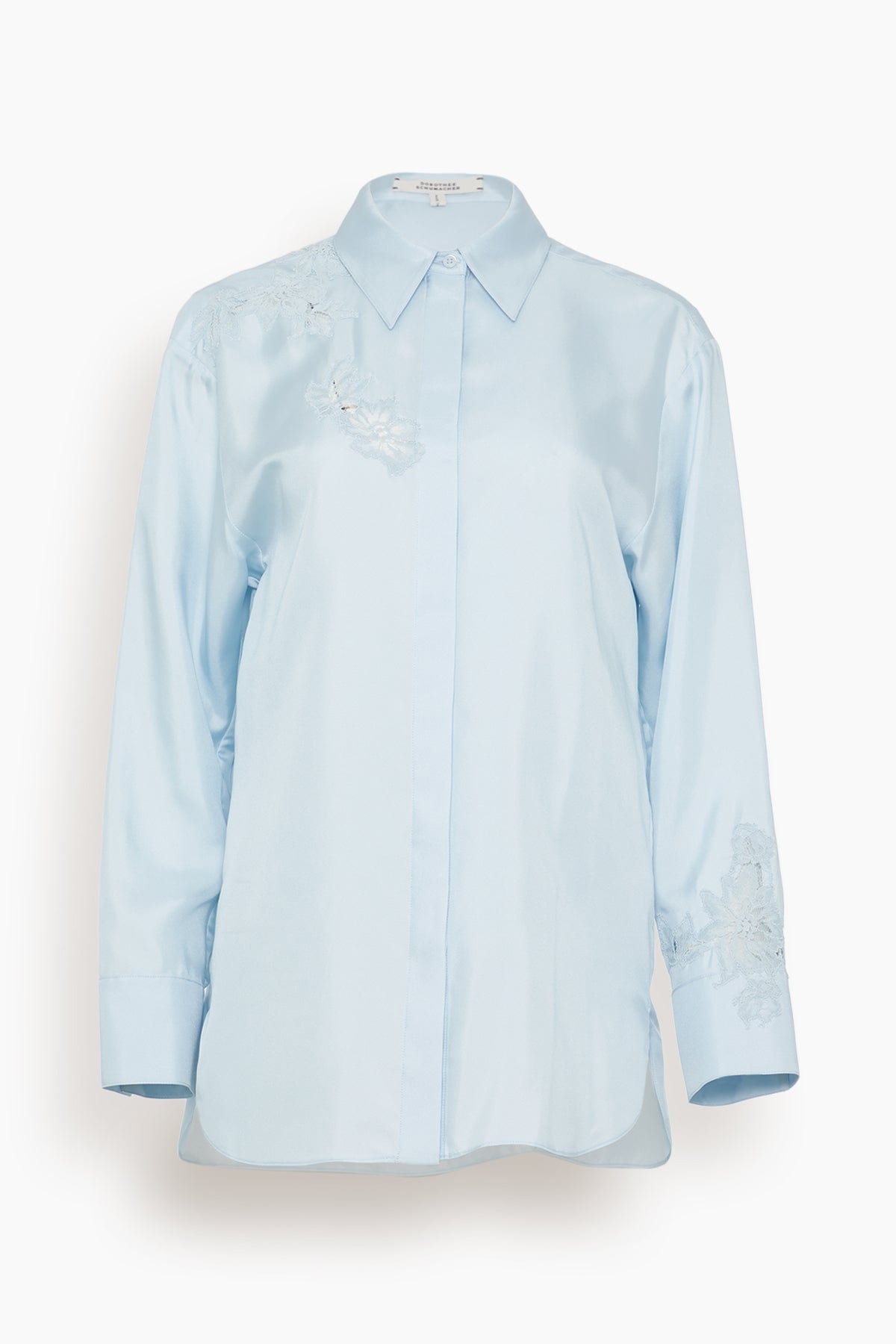 Sensual Coolness Blouse in Soft Blue - 1