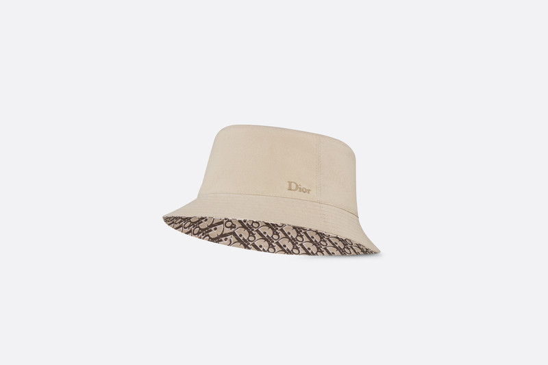Reversible Dior Oblique Bucket Hat 1