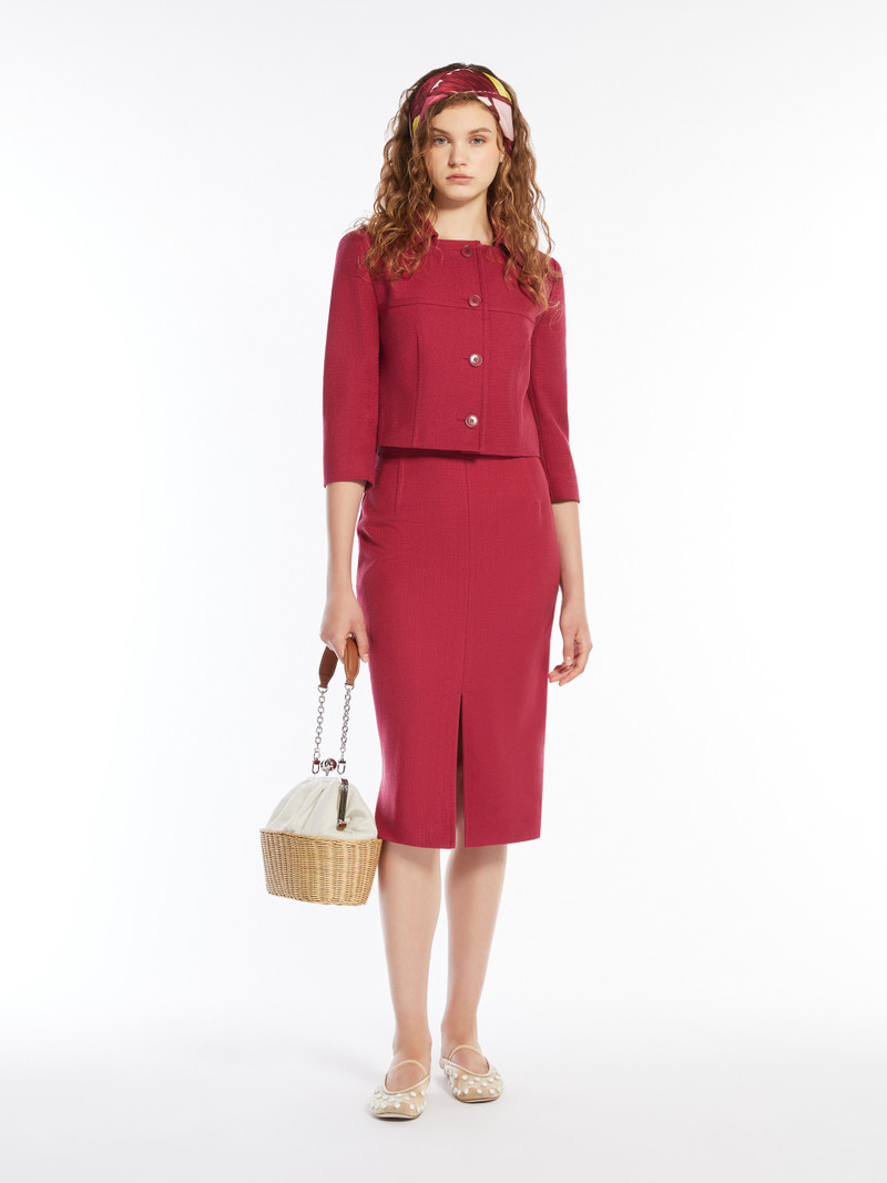 WEEKEND Max Mara ORBITA Cotton pencil skirt outlook