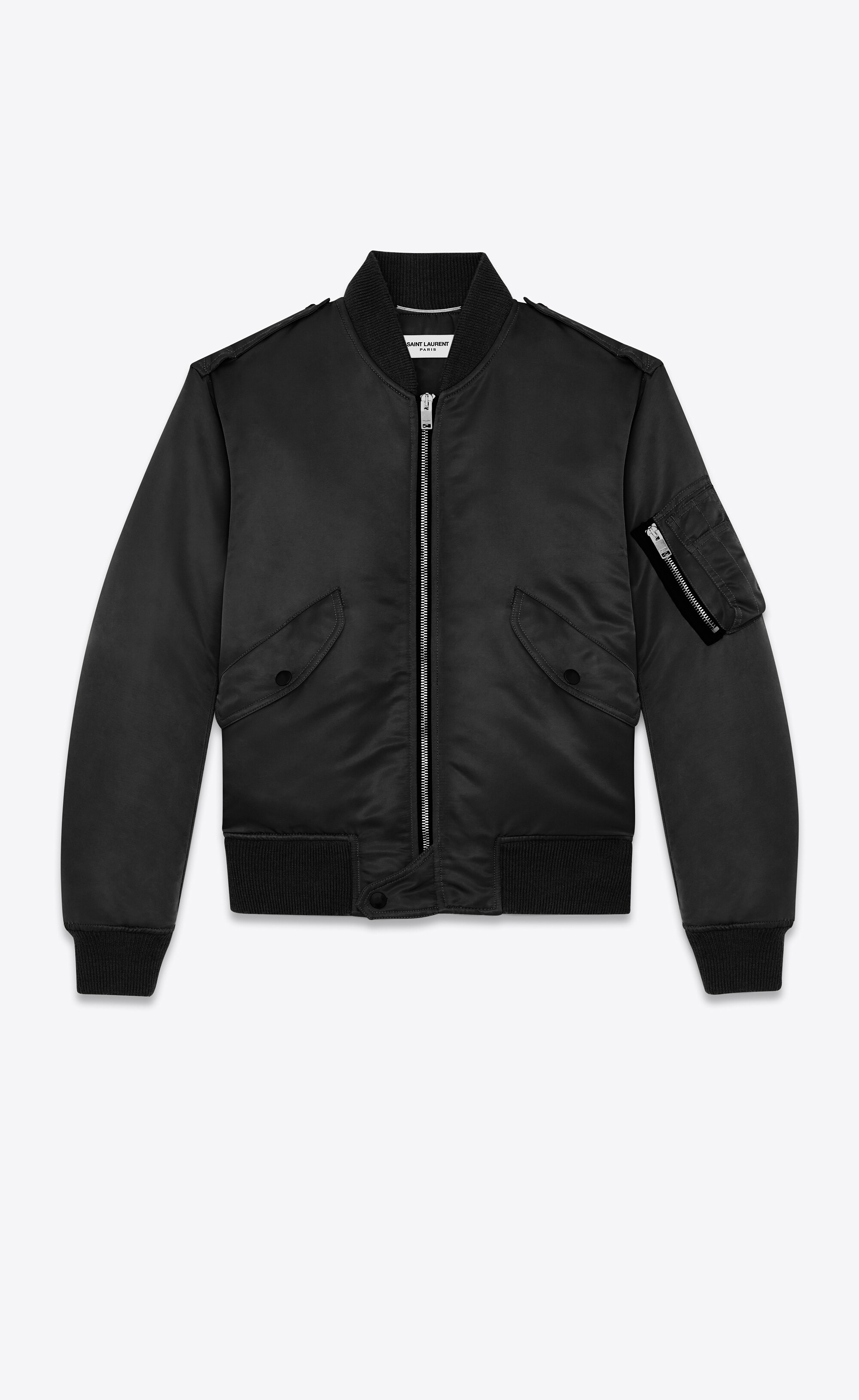 bomber jacket in nylon - 1