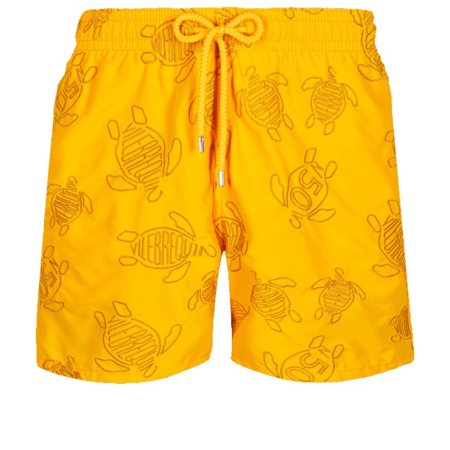 Men Swim Trunks Embroidered Vilebrequin Turtles 50 - Limited Edition - 1