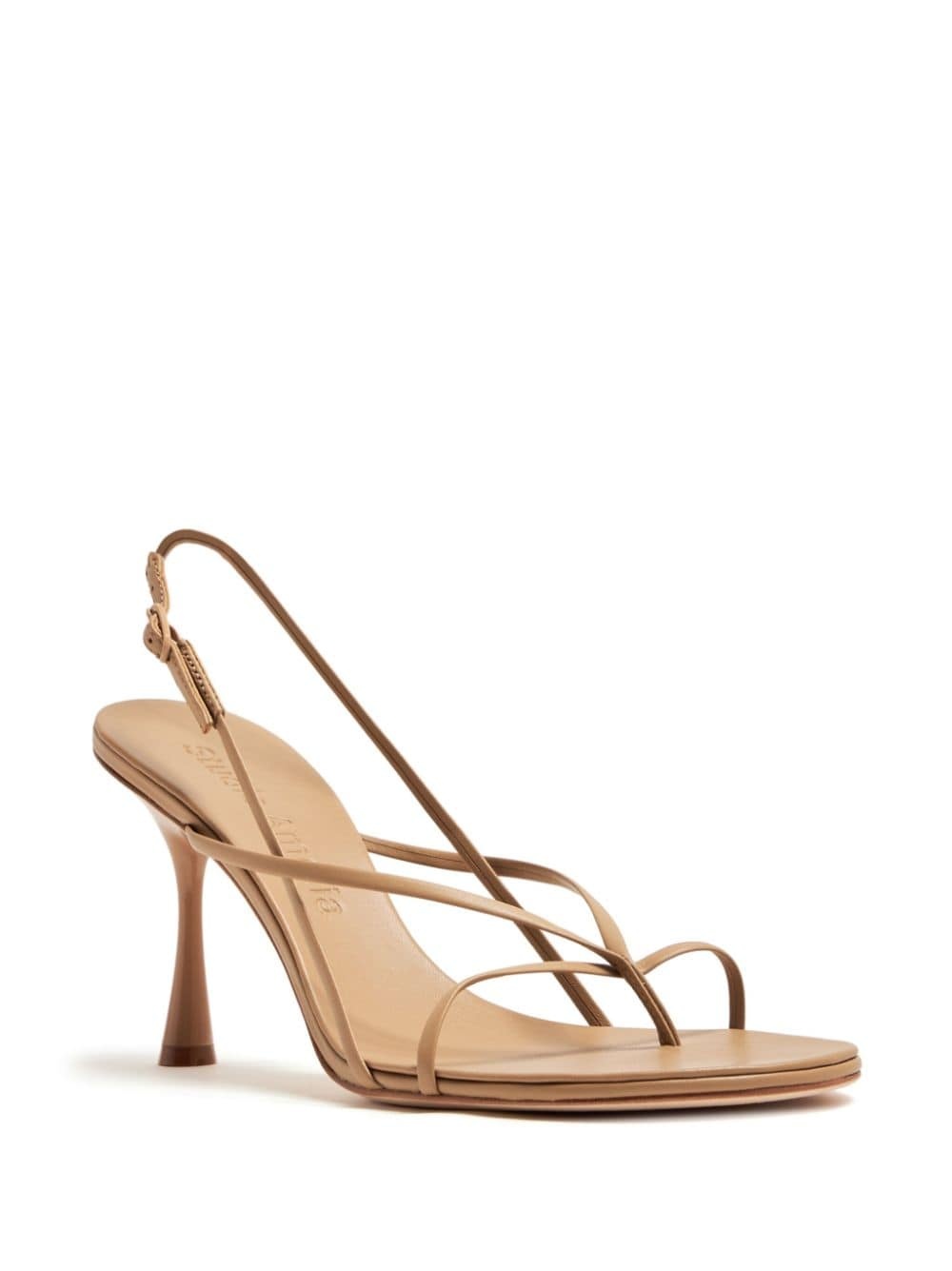 Wishbone 75mm leather sandals - 2