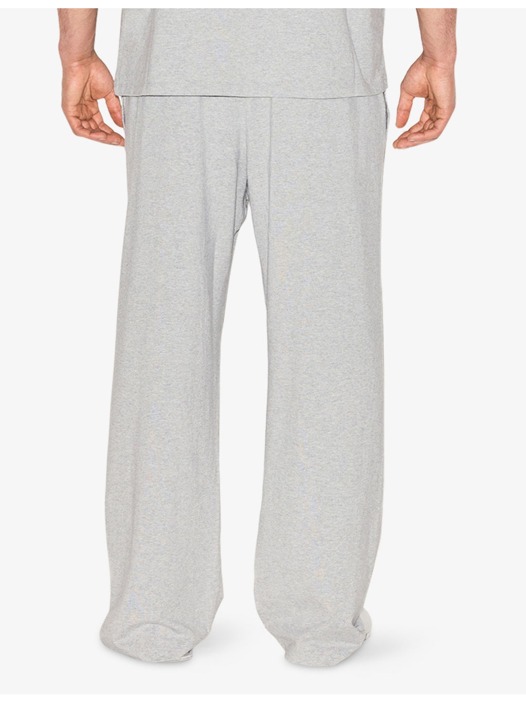 Soft-knit lounge straight-leg relaxed-fit cotton-blend jogging bottoms - 4
