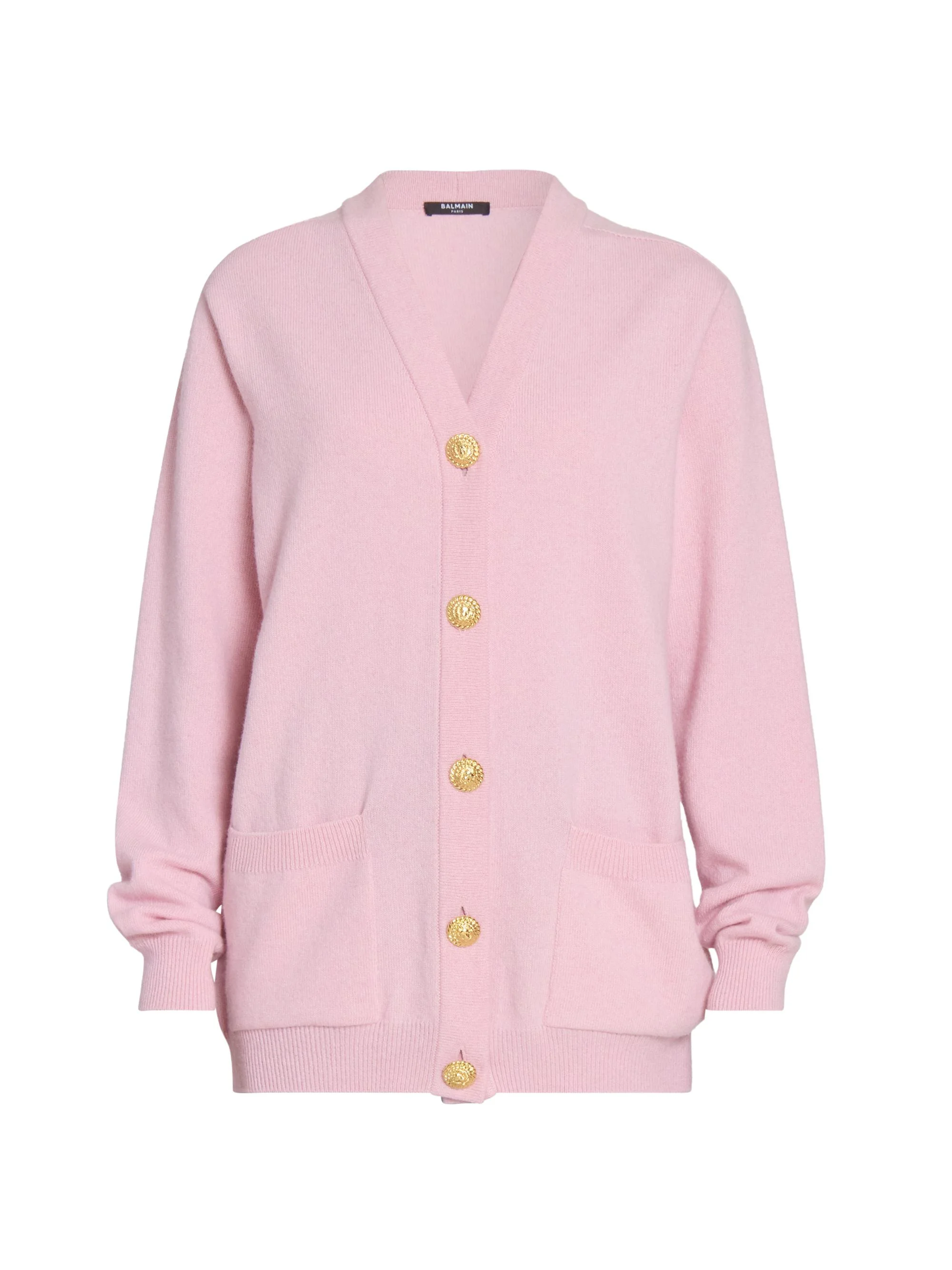 Women's Cashmere-Wool Cardigan - Rose Pale - 1