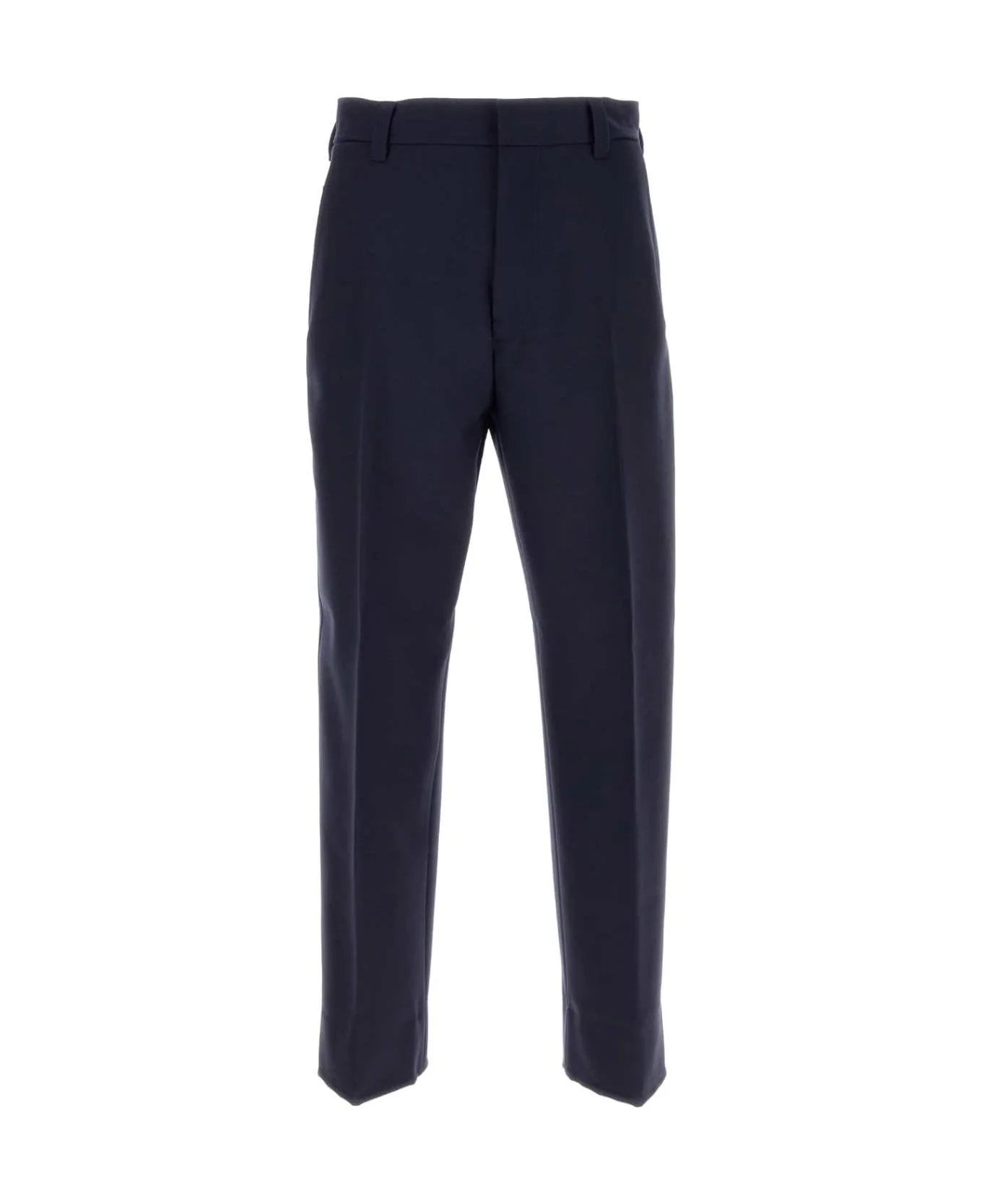 Navy Blue Wool Pant - 1