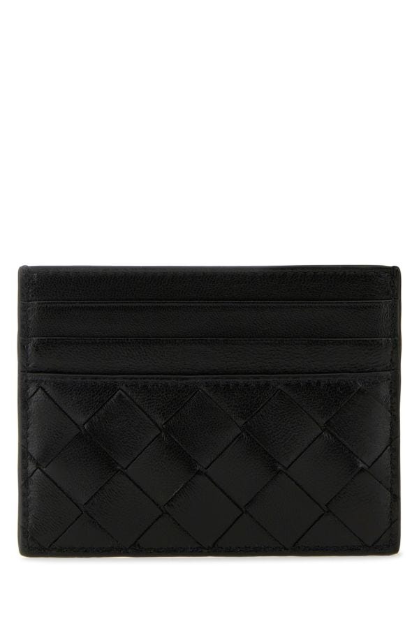 Black leather card holder - 3