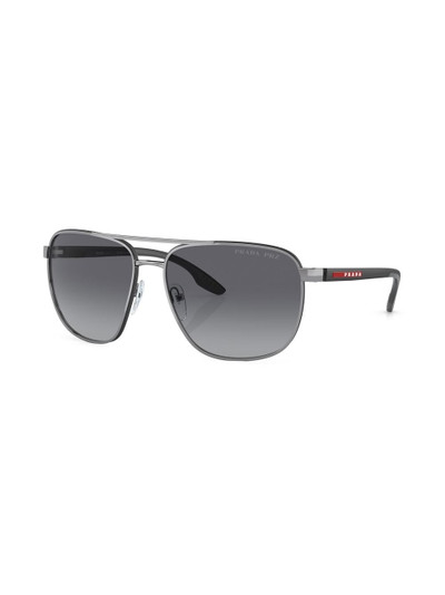 Prada logo-print sunglasses outlook