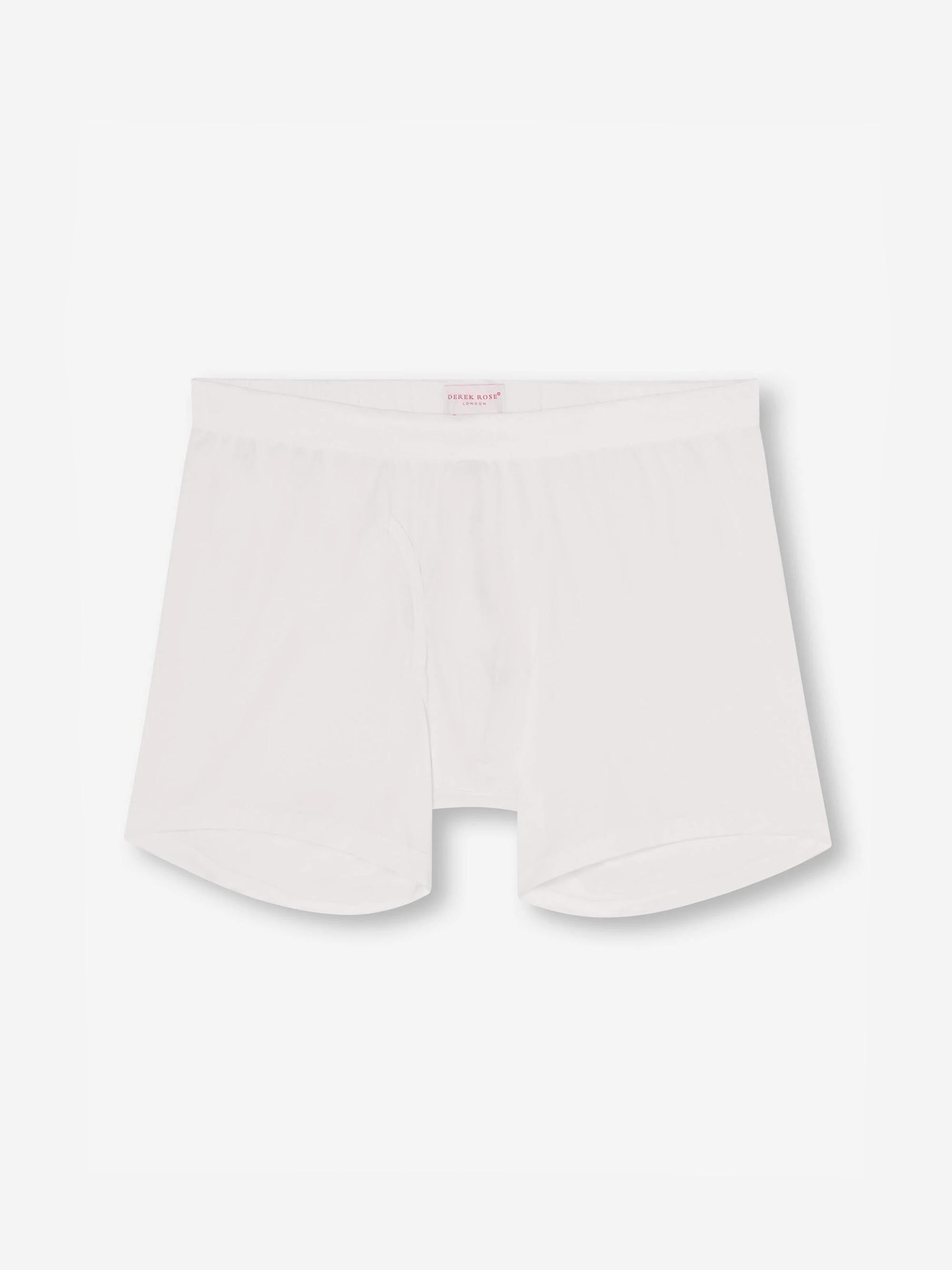 Men's Trunks Jack Pima Cotton Stretch White - 2
