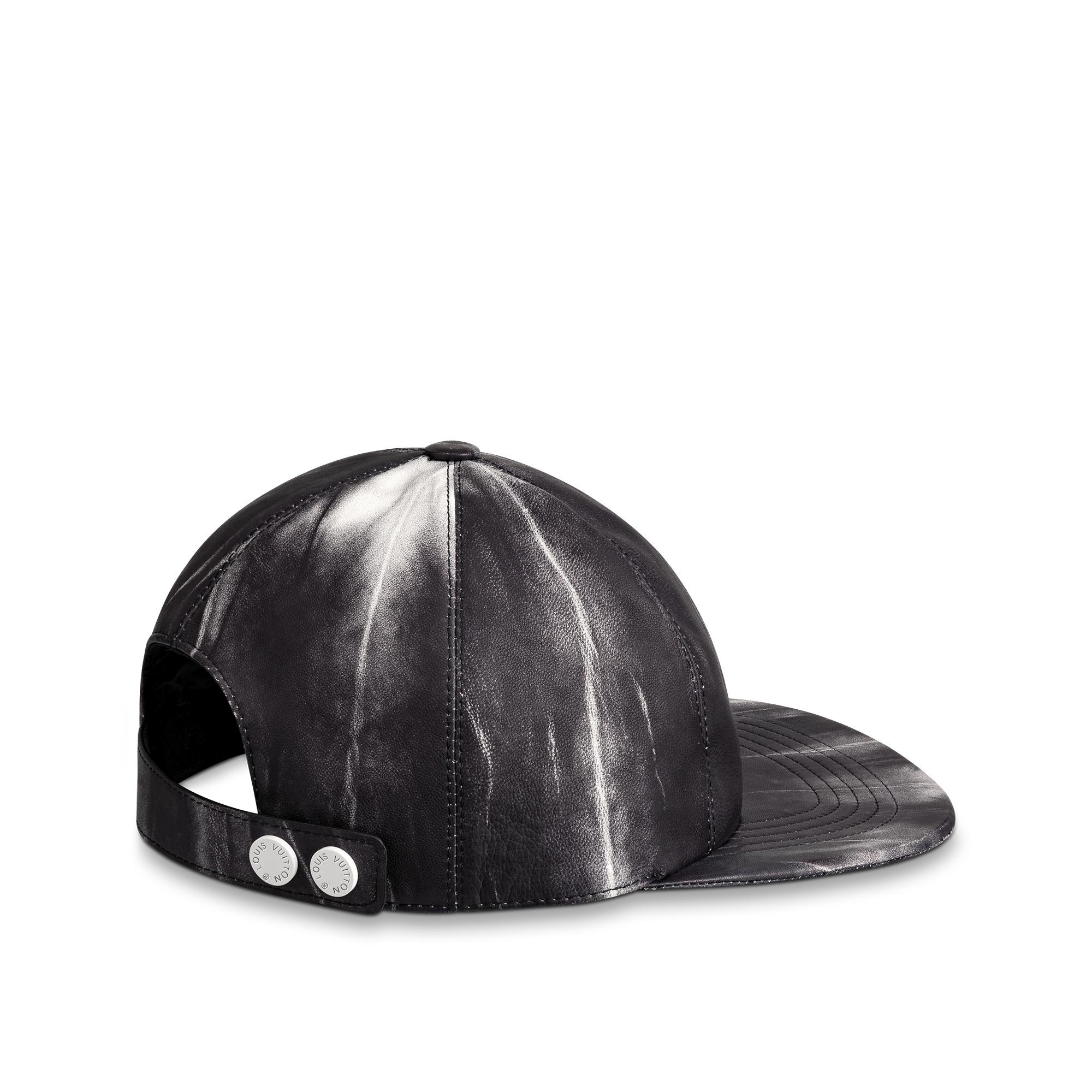 Tie and Dye Leather Cap - 3