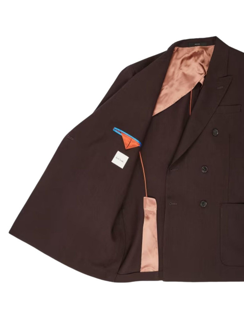Paul Smith double-breasted linen blazer outlook
