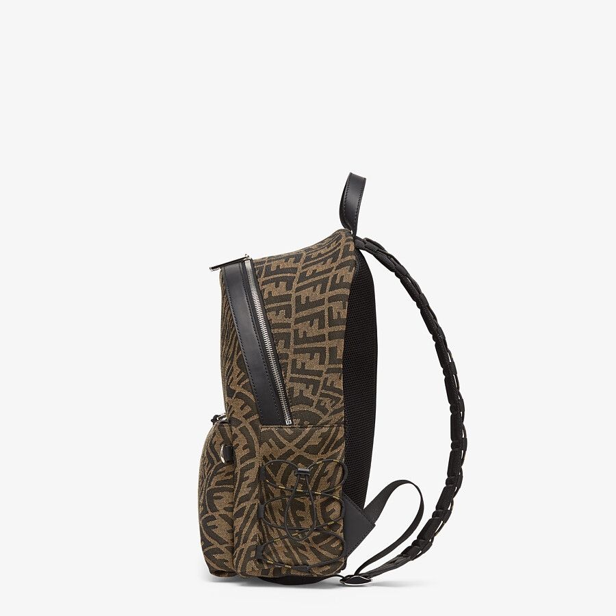 Backpack in brown FF Vertigo fabric - 2