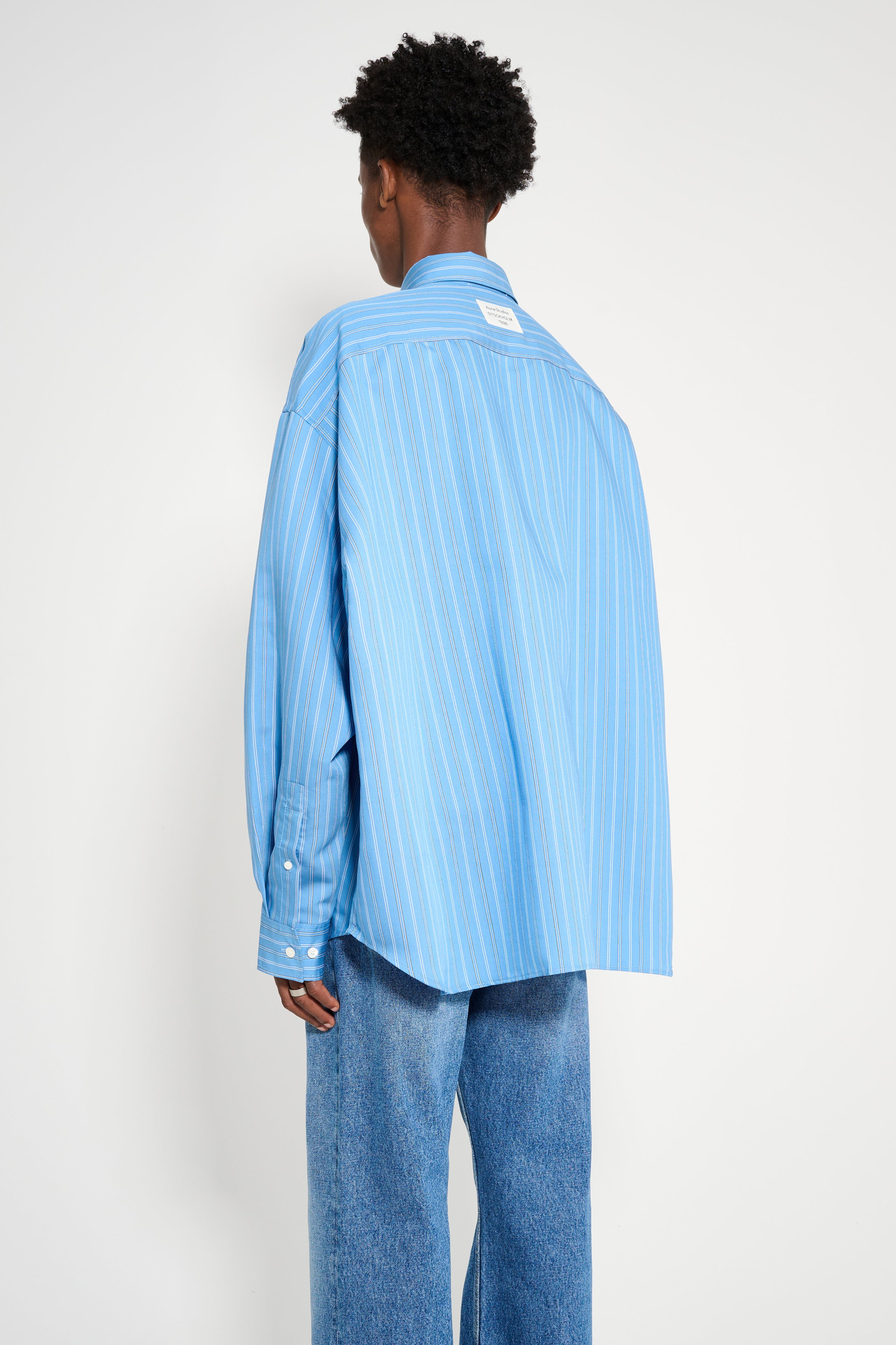ACNE STUDIOS BUTTON-UP SHIRT BLUE - 3