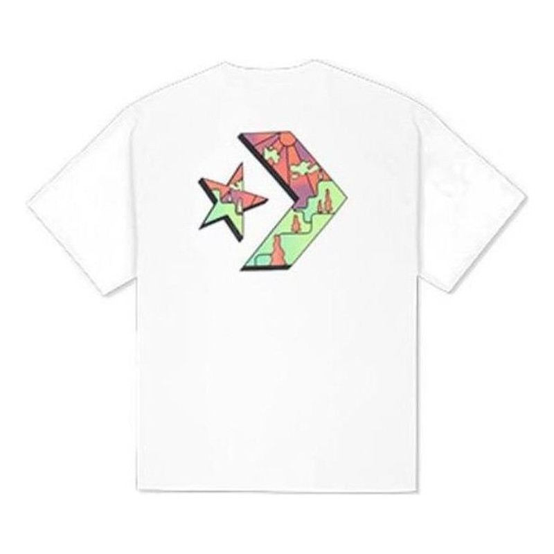Converse Converse Star Chevron T-Shirt 'White' 10023940-A02 outlook