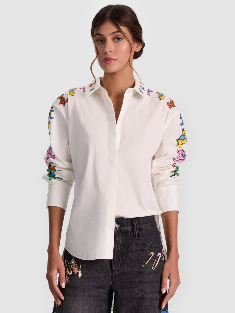 A+O X GRATEFUL DEAD DIMITRA BUTTON DOWN 2
