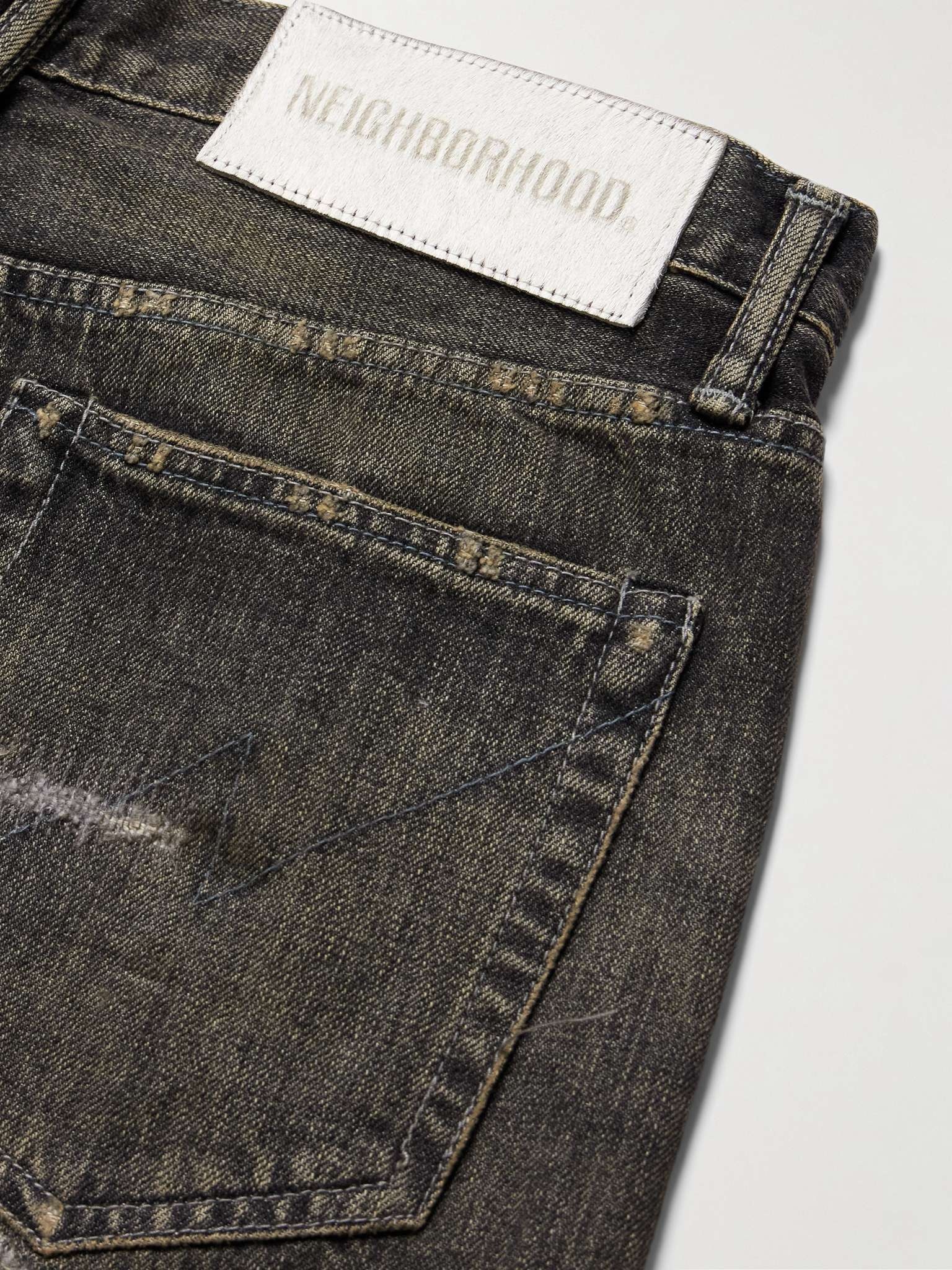 Wide-Leg Distressed Jeans - 6