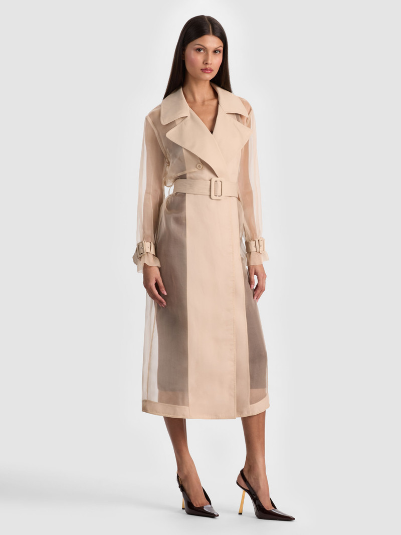 SILVIA SHEER MAXI TRENCH 6
