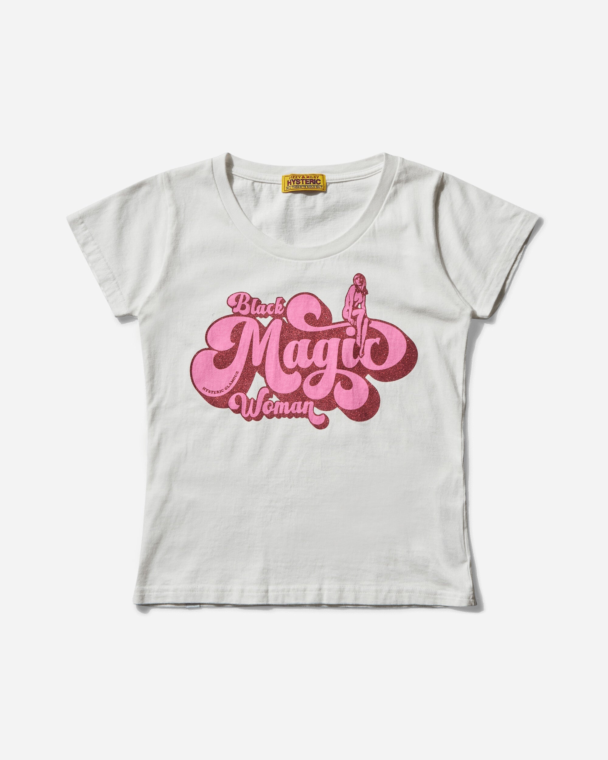 Women's Black Magic Woman Baby T-Shirt White - 1