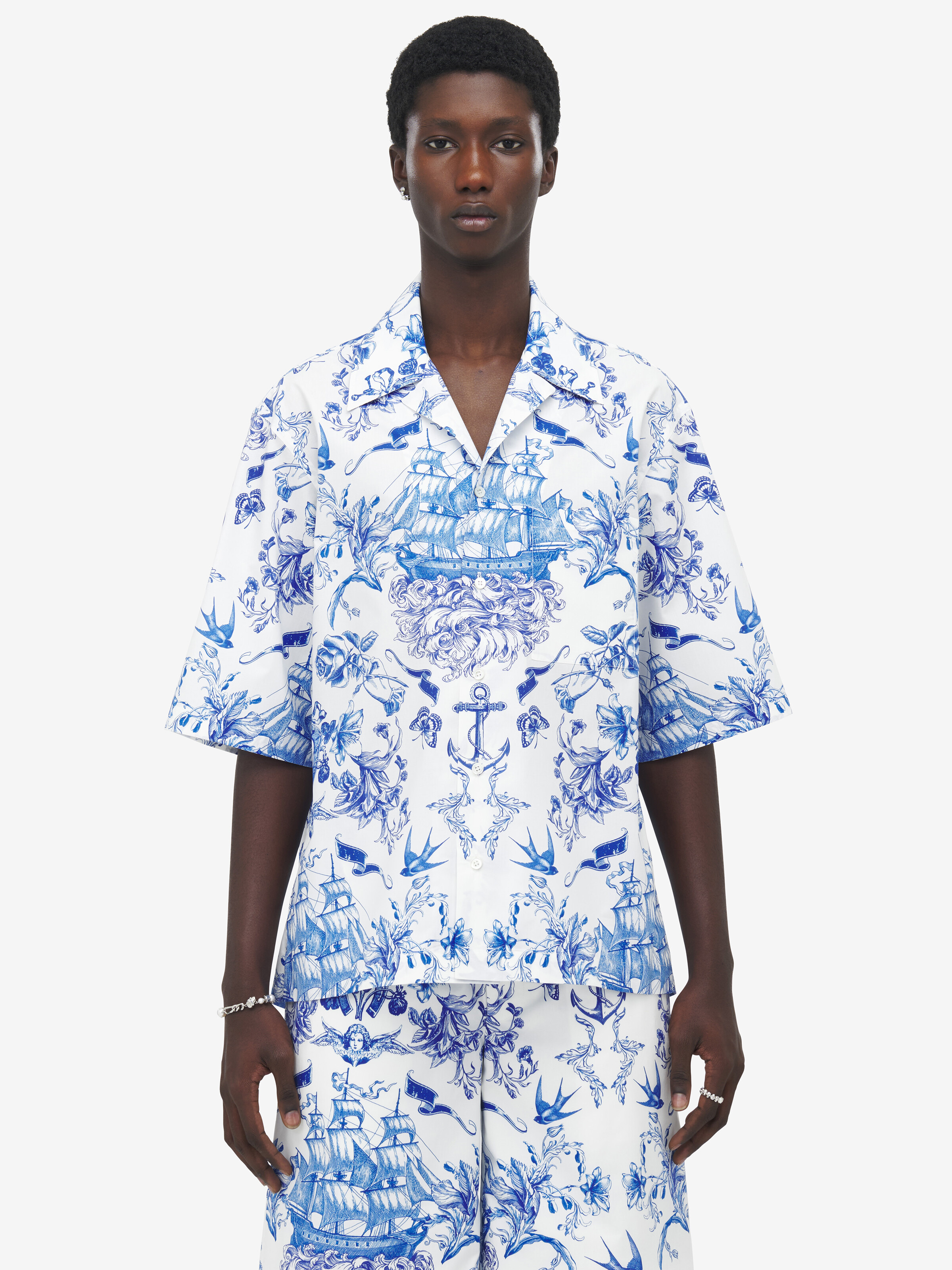Sailor Tattoo Hawaiian Shirt - 2