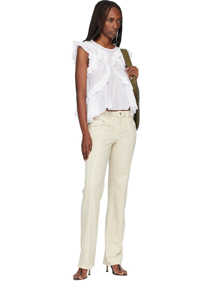 Isabel Marant Étoile Beige Jaylis Jeans outlook