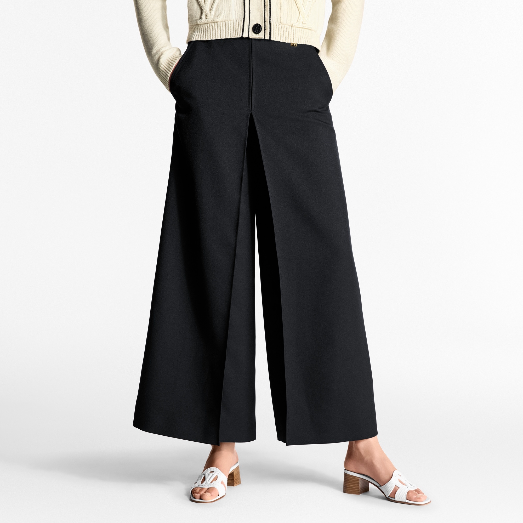 Gabardine Pleat Pants - 2