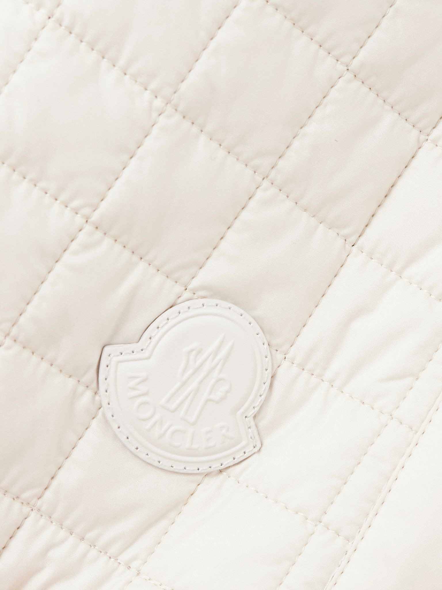 Quilted shell midi skirt White - 5