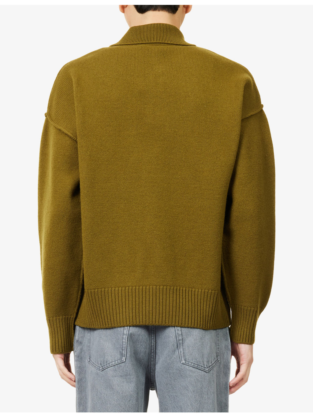 Ami De Coeur Logo-Intarsia Wool Knitted Jumper - 4