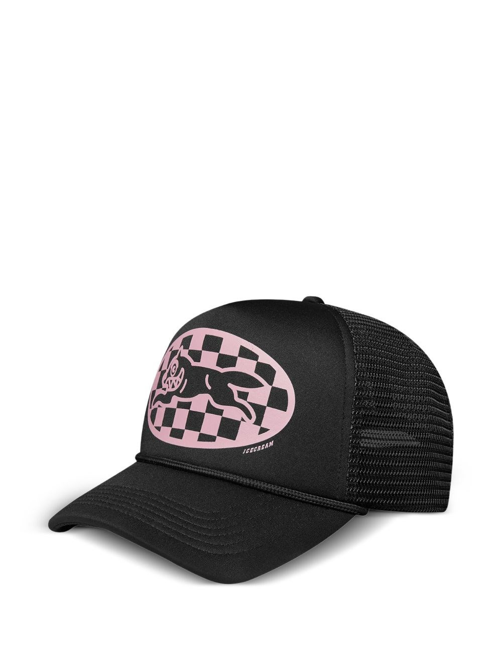 Checker Running Dog cap - 1