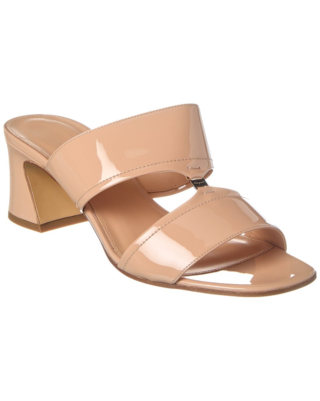 Ferragamo Tot Patent Sandal - 1