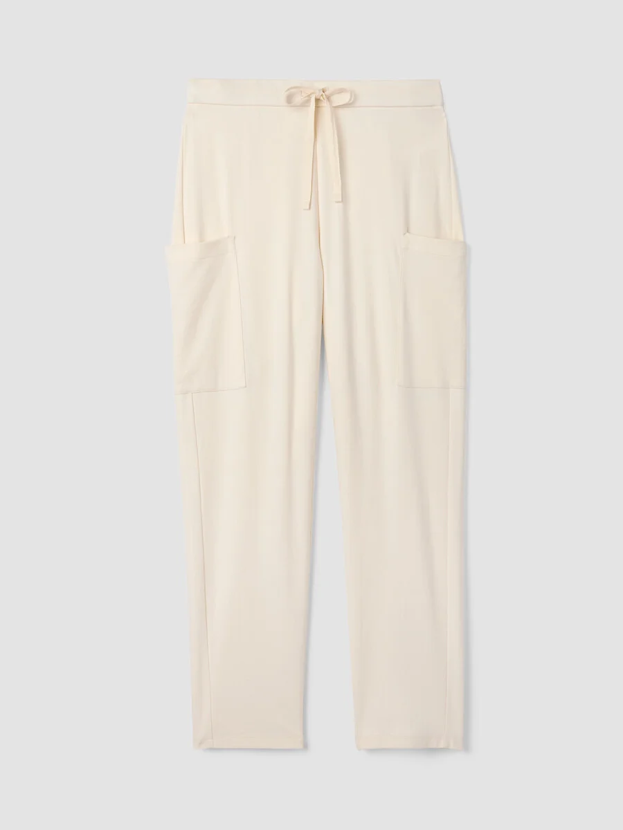 Organic Cotton Interlock Slouchy Sleep Pant - 1