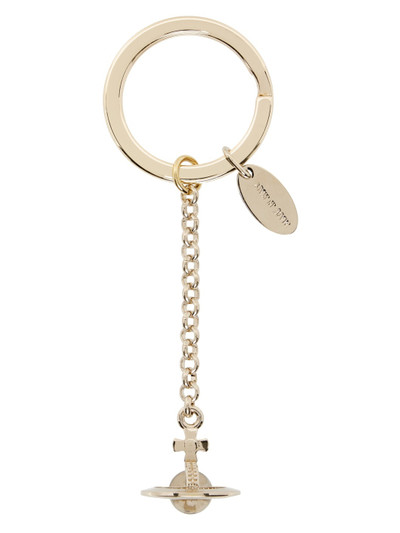 Vivienne Westwood Gold Hanging Orb Keychain outlook