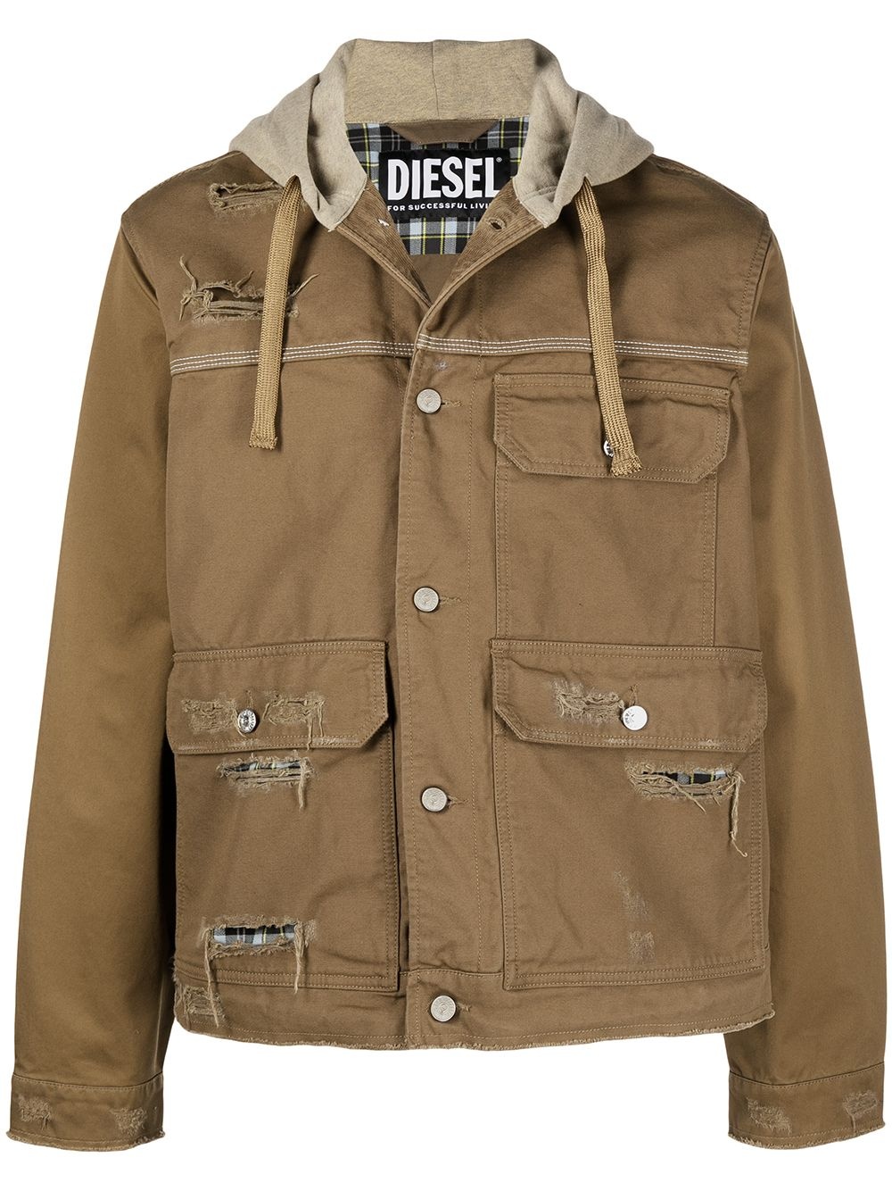 Destroyed workwear jacket - 1