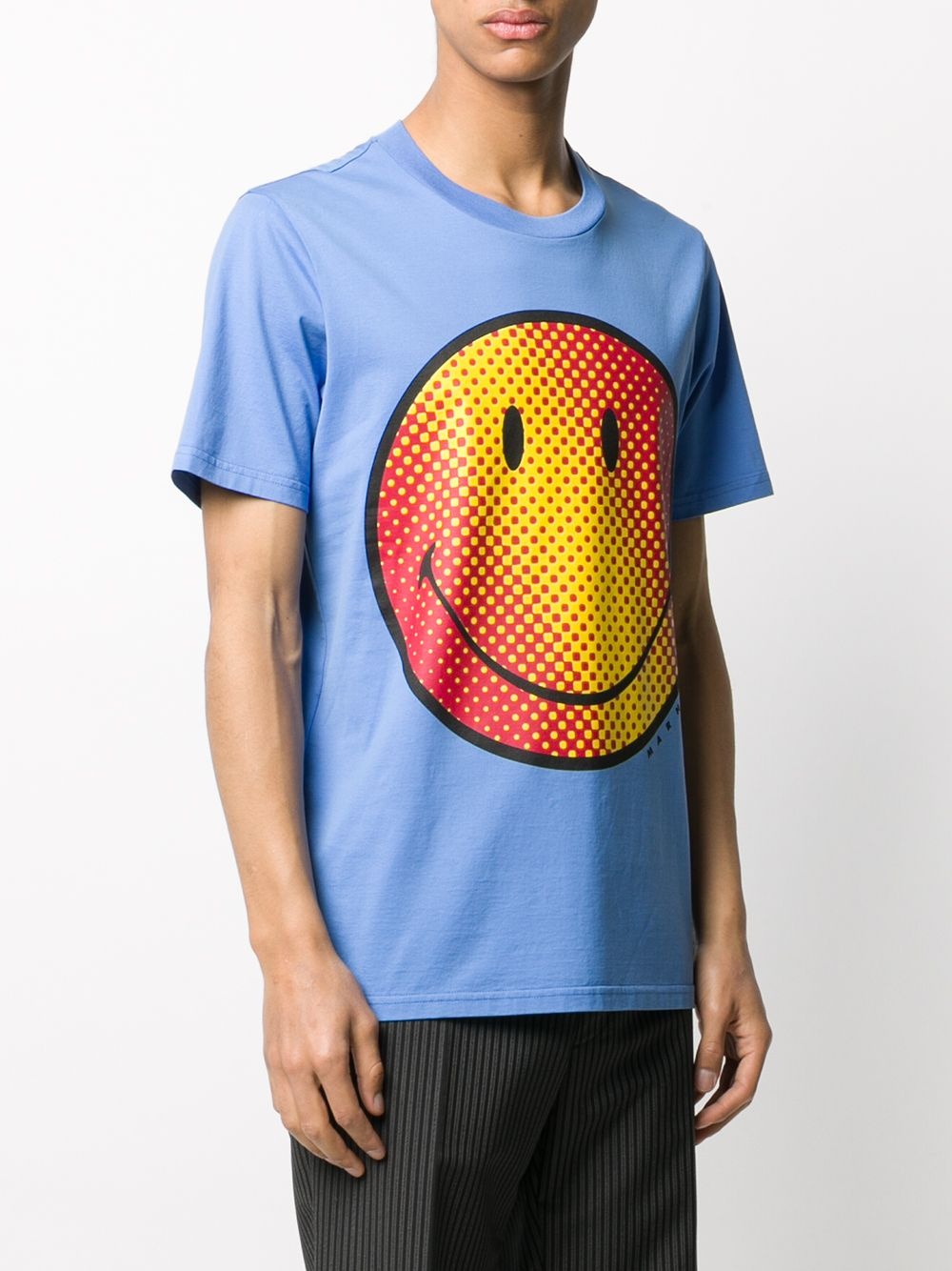 smile-print cotton T-shirt - 3