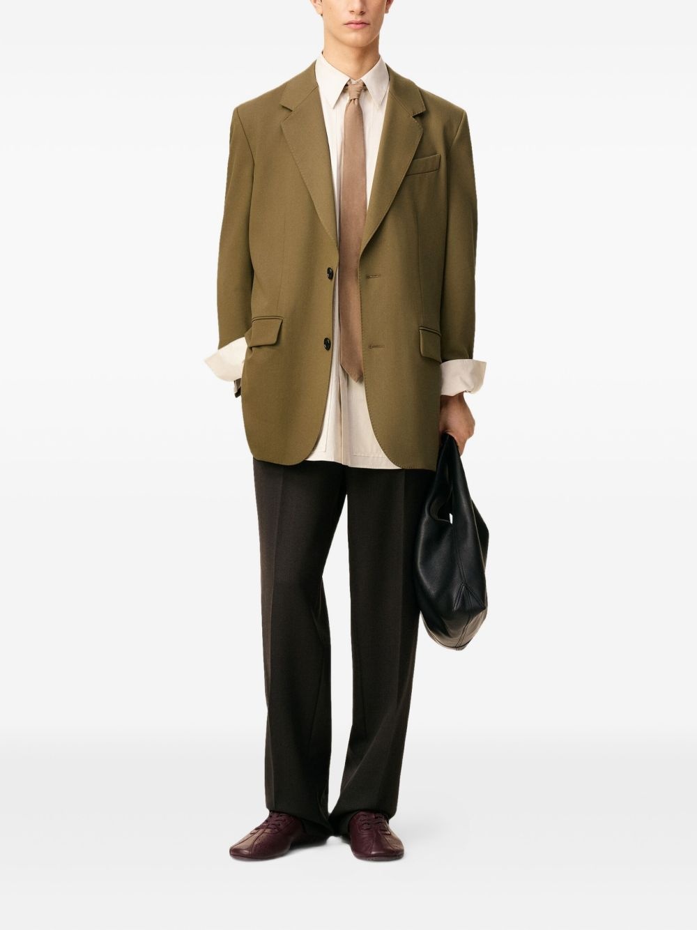 single-breasted wool jacket - 2