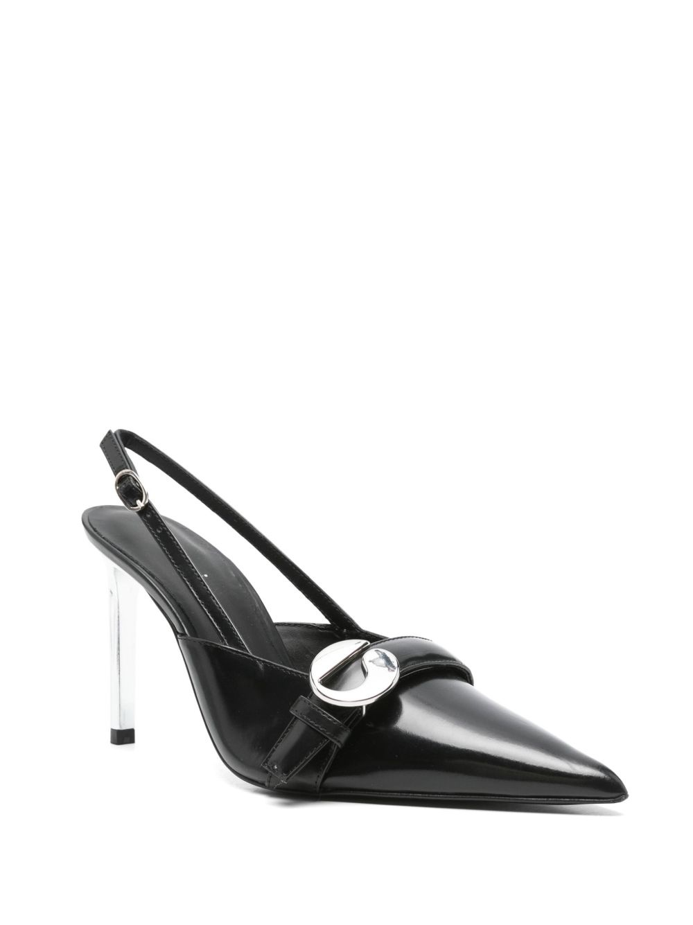 95mm slingback heeled pumps - 2