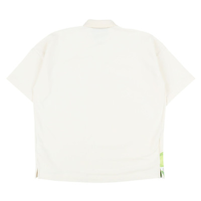 JW Anderson OVERSIZED PRINTED POLO SHIRT / NATURAL outlook