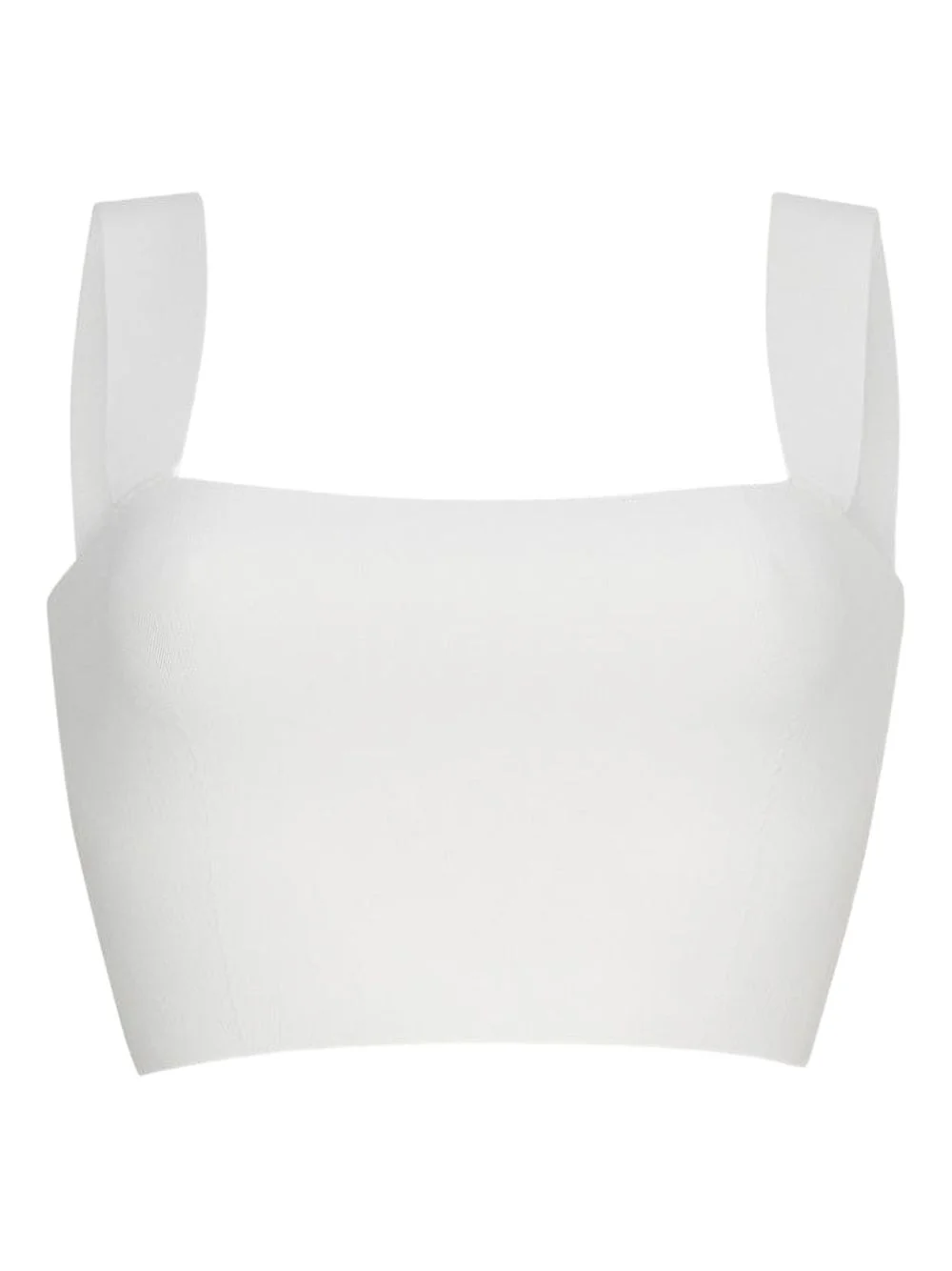 square-neck top - 1