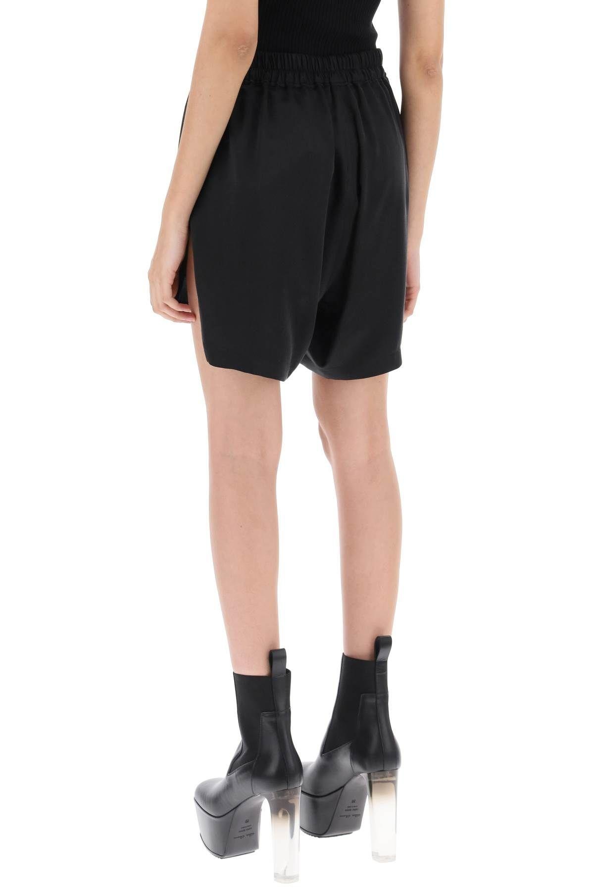 SILK SATIN SHORTS RICK OWENS - 4