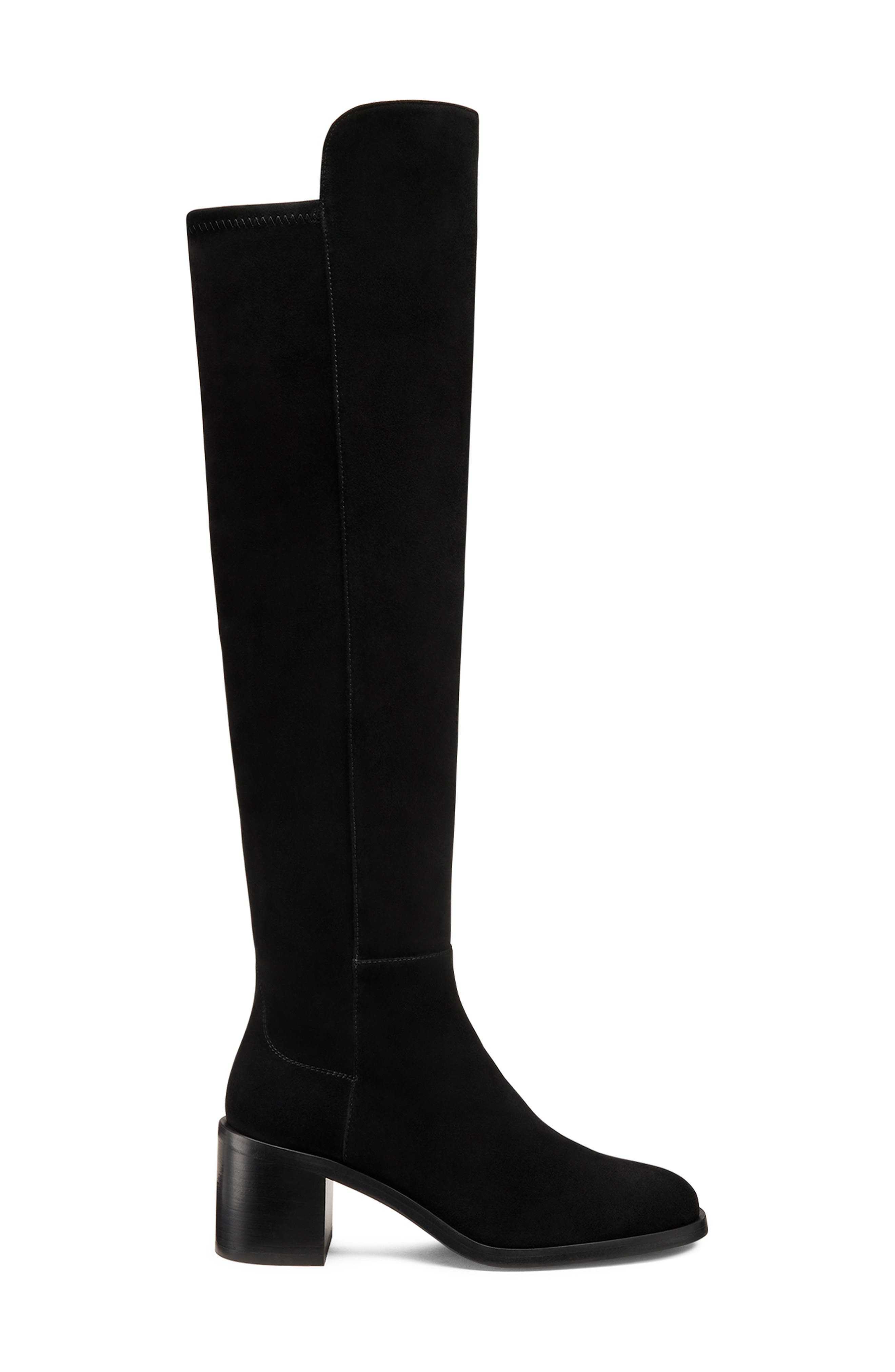 Stuart Weitzman 5050 Finn Boot in Black Suede at Nordstrom - 2