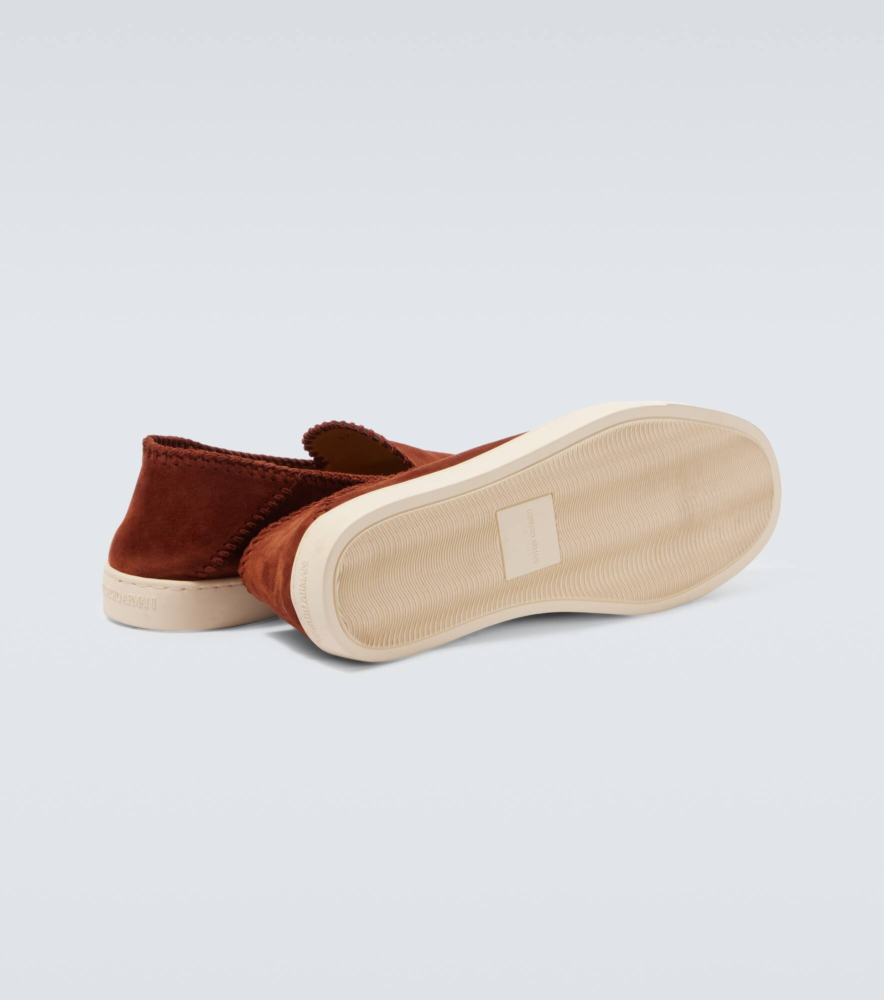 Suede slip-on shoes - 7