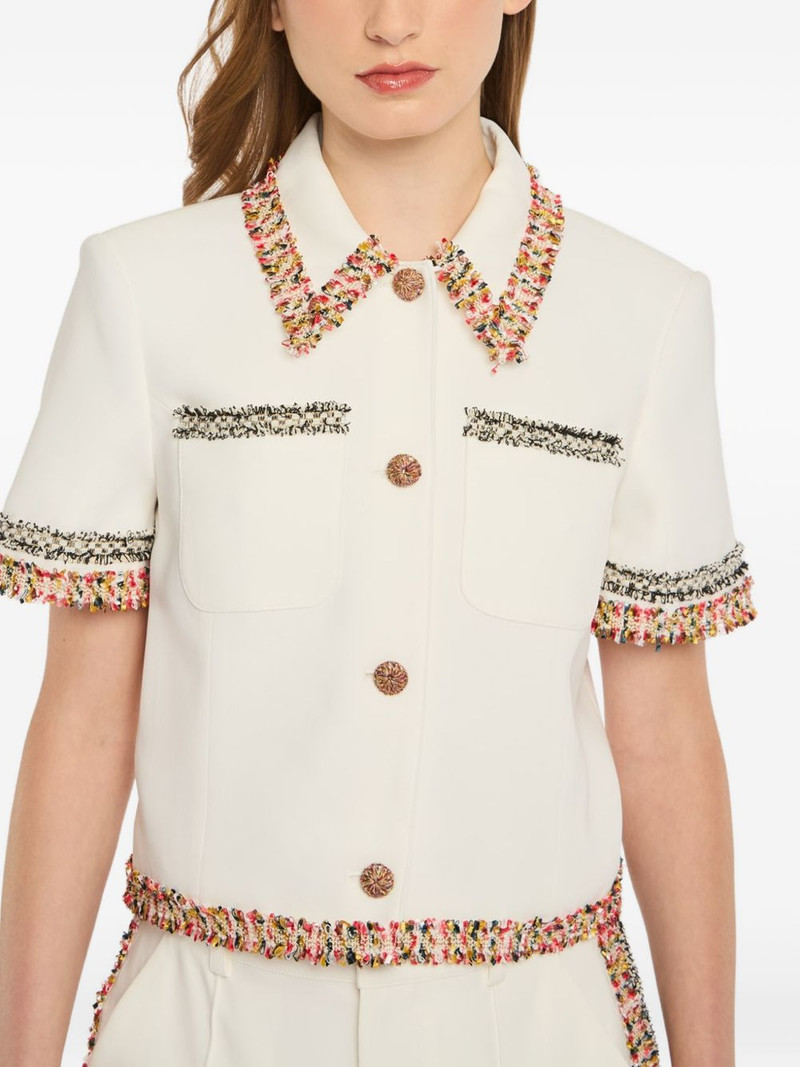 fringed collared jacket 6