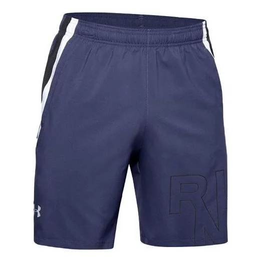Under Armour Launch SW Branded 7 inch Shorts 'Blue' 1350153-497 - 1